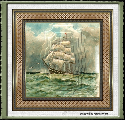 Stormy sea