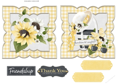 Sunflowers and hat