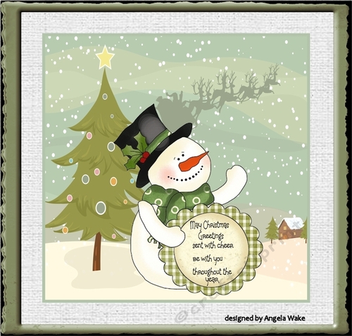 Snowman greetings