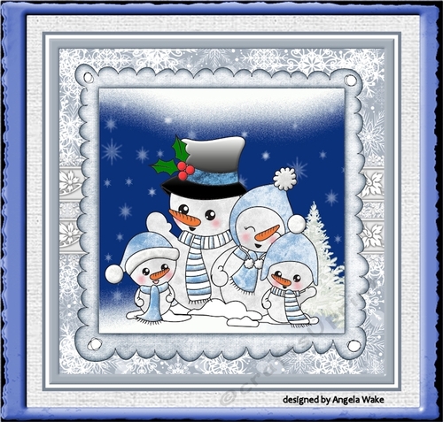 Snowman family