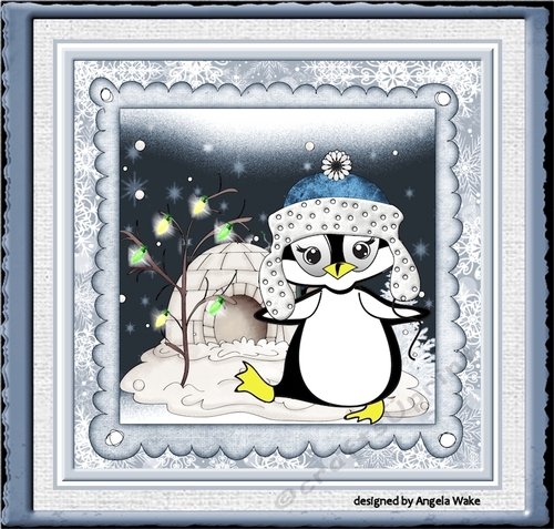 The penguins Christmas tree