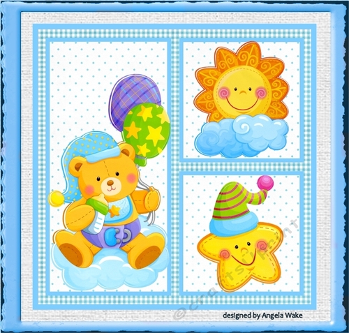 Bear, sun and star baby boy first birthday