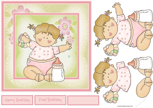 Baby girl first birthday
