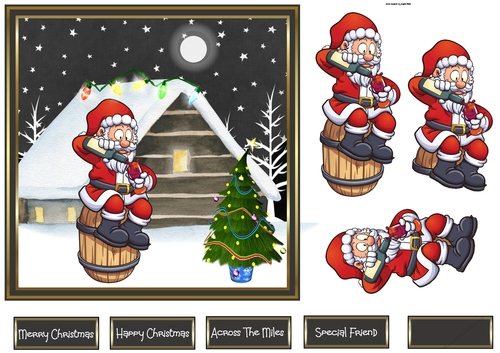 Santa happy, another year over