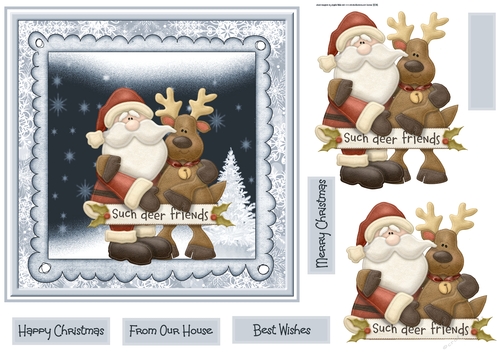 Santa and Rudolf