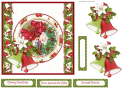 Christmas candles and bells