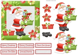 Santa brings gifts