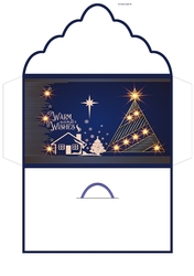 Christmas star money wallet