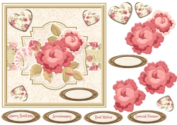Hearts and roses