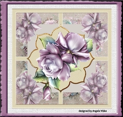 Purple roses