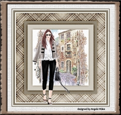 Girl sightseeing
