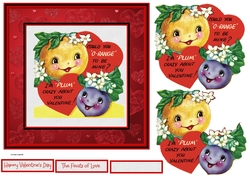 The fruits of love 7x7 card