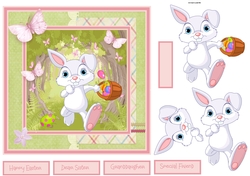 Run rabbit run 7x7 card