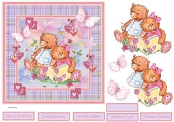 Teddy bear friends 7x7