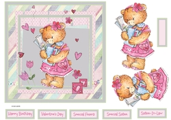 Teddie colouring book of love 7x7