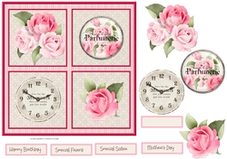 Rose purfume 7x7 card