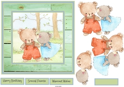 Love bears 7x7 card