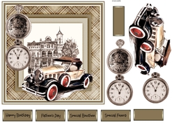 Drive in the city 7x7 card