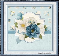 Magnolia and time 7x7 card