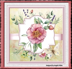Camelia 7x7 card