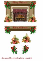 Festive Fireplace