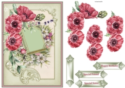 Anemones A5 card
