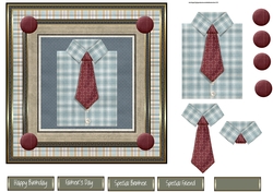 Shirt and tie choice 7x7 card