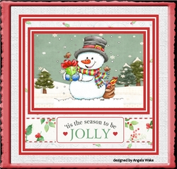 Frosty Tweets 7x7 approx card