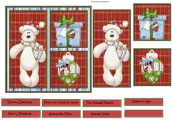 Bearly Christmas 6x6 card