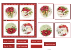 Vintage Christmas 6x6 card