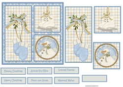 Winter wishes 6x6 card