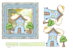 A New home 6x6 card