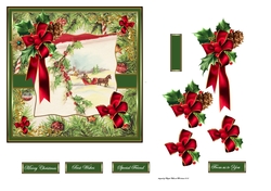 sleigh ride and holly