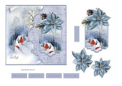 Silent night 6x6 card