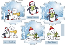 Winter animal toppers