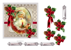 Father Christmas 6x6 card