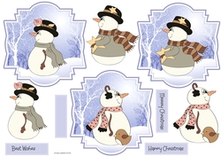 Snowman collection 2 toppers