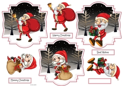 Santa Clause toppers collections