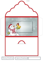 snowman and duck money wallet