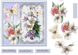 Mixed flowers 7x7