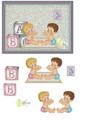 Babies Playing in Their Nursery