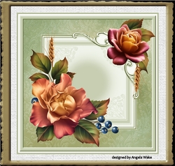 Autumn rose 7x7