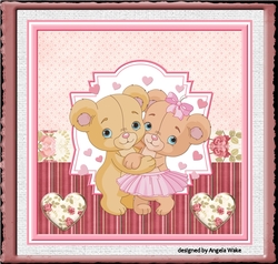 Teddy bears in love 7x7