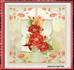 Mixed poppy 7x7