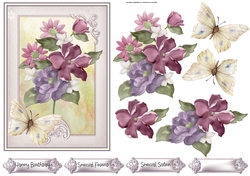 Garden flowers 5x7
