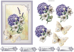 Blue Hydrangea 5x7