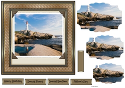 Lighthouse reflection 7x7
