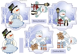 Snowman toppers