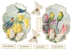 Bird and butterfly toppers