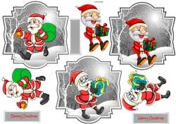 Santa toppers collection